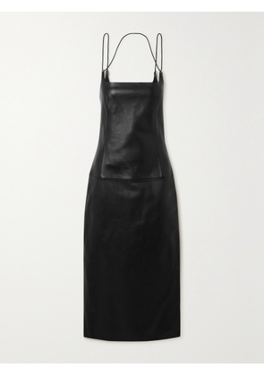 The Attico - Leather Midi Dress - Black - IT36,IT38,IT40,IT42,IT44