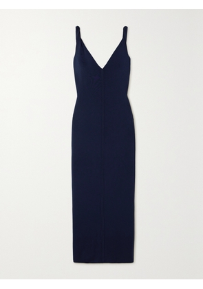 Galvan - Tyra Stretch-knit Midi Dress - Blue - x small,small,medium,large,x large