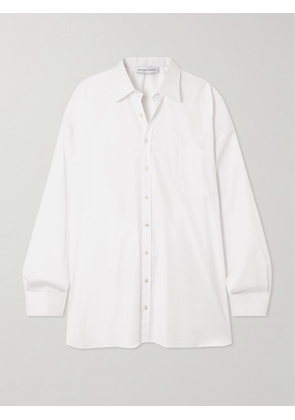 Marie Adam-Leenaerdt - Oversized Cotton-poplin Shirt - White - FR 34,FR 36,FR 38,FR 40,FR 42