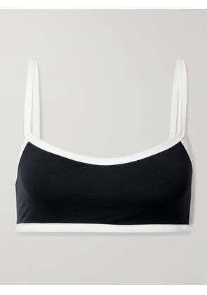 Marysia - Ligne Two-tone Bikini Top - Black - xx small,x small,small,medium,large,x large,xx large