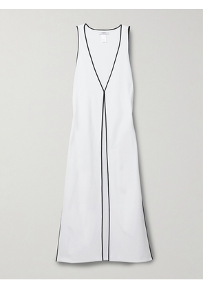 Marysia - Aalto Crepe-trimmed Terry Tunic - White - x small,small,medium,large
