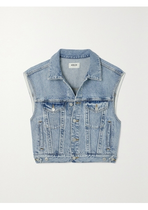 AGOLDE - Charli Denim Vest - Blue - x small,small,medium,large,x large