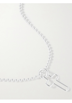 Laura Lombardi - + Net Sustain Mini Madda Platinum-plated Recycled Necklace - Silver - One size