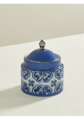 Dolce & Gabbana - Printed Porcelain Sugar Bowl - Blue - One size