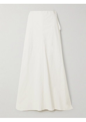 ANN DEMEULEMEESTER - Sita Linen Maxi Skirt - White - IT36,IT38,IT40,IT42,IT44,IT46
