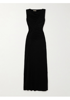 Ulla Johnson - Natalia Lyocell-jersey Maxi Dress - Black - x small,small,medium,large,x large