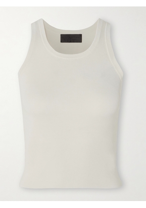 Nili Lotan - Calida Ribbed Cotton-jersey Tank - Ivory - x small,small,medium,large,x large