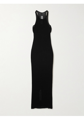 Rick Owens - Ribbed Jersey Midi Dress - Black - IT38,IT40,IT42,IT44,IT46,IT48
