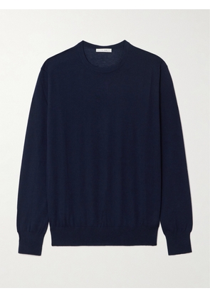 The Row - Glover Cashmere Sweater - Blue - x small,small,medium,large,x large