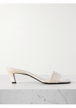 TOTEME - Moire Mules - Off-white - IT35,IT36,IT37,IT38,IT39,IT40,IT41,IT42