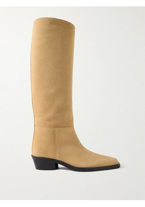 Proenza Schouler - Bronco Suede Knee Boots - Brown - IT36,IT37,IT37.5,IT38,IT38.5,IT39,IT39.5,IT40,IT41
