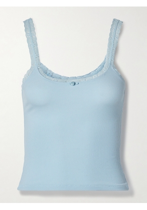 SKIMS - Soft Lounge Lace Tank - Celeste - Blue - XXS,XS,S,M,L,XL,2XL,3XL,4XL