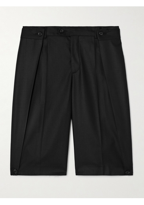 BETTTER - Bibi Layered Wool-blend Shorts - Black - x small,small,medium