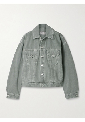 AGOLDE - Dalton Balloon Denim Jacket - Gray - x small,small,medium,large,x large