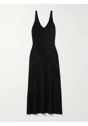 Gabriela Hearst - Downs Silk And Cashmere-blend Midi Dress - Black - x small,small,medium,large