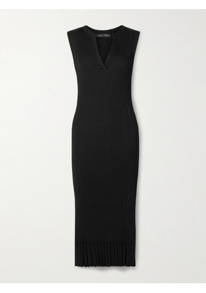 Proenza Schouler - Tatum Ribbed-knit Midi Dress - Black - x small,small,medium,large,x large