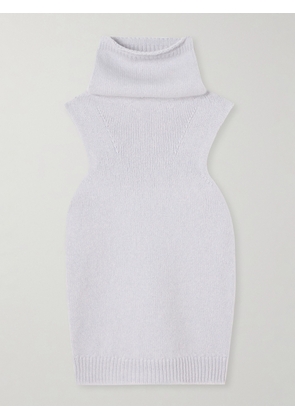 Dries Van Noten - Merino Wool And Cashmere-blend Turtleneck Tank - Gray - x small,small,medium,large
