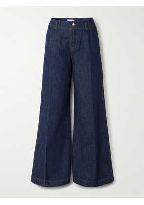 FRAME - High-rise Wide-leg Recycled Jeans - Blue - 23,24,25,26,27,28,29,30,31,32,33