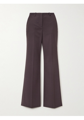 The Frankie Shop - Lyra Twill Flared Pants - Purple - x small,small,medium,large,x large