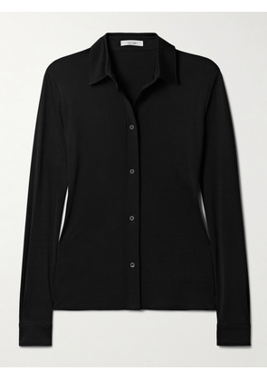 The Row - Imano Jersey Shirt - Black - x small,small,medium,large,x large