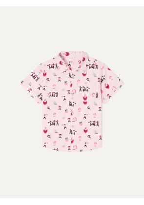 Thorsun Kids - Georgie Printed Cotton-poplin Shirt - Pink - 12 years,10 years,11 years
