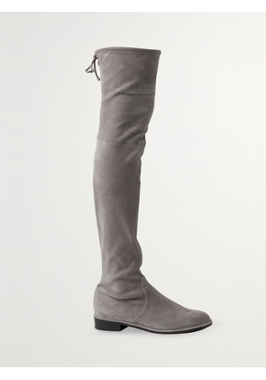 Stuart Weitzman - Lowland Suede Over-the-knee Boots - Neutrals - US5,US5.5,US6,US6.5,US7,US7.5,US8,US8.5,US9,US9.5,US10,US10.5,US11,US11.5,US12