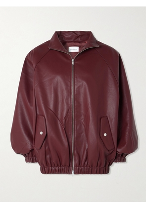 The Frankie Shop - Senta Oversized Bomber Jacket - Burgundy - XS,S,M,L