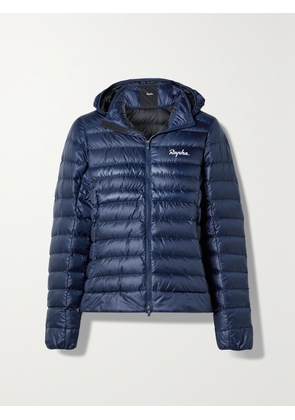 RAPHA - Explore Hooded Quilted Ripstop Down Jacket - Blue - xx small,x small,small,medium,large,x large