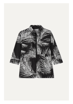 PARADISED KIDS - Printed Cotton-voile Romper - Black - 6-8yr,10-12yr,4-6yr