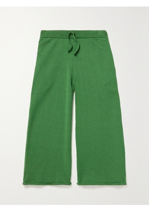 THE ROW KIDS - Zaza Cashmere Track Pants - Green - 4 years,10 years,2 years,8 years,6 years
