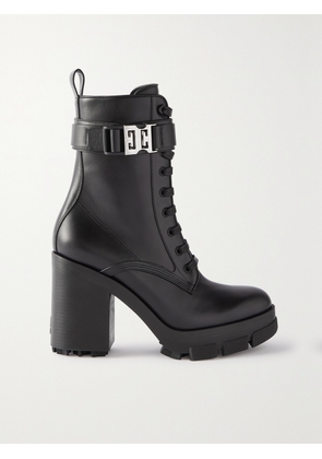 Givenchy - Embellished Leather Ankle Boots - Black - IT35,IT35.5,IT36,IT36.5,IT37,IT37.5,IT38,IT38.5,IT39,IT39.5,IT40,IT40.5,IT41