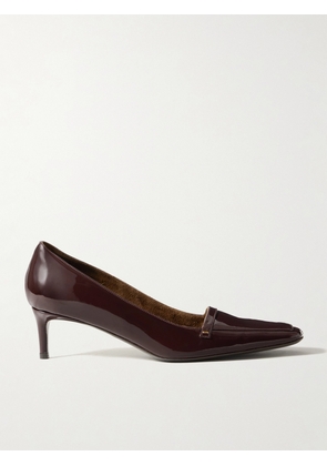 KHAITE - Celia Patent-leather Pumps - Burgundy - IT36,IT36.5,IT37,IT37.5,IT38,IT38.5,IT39,IT39.5,IT40,IT40.5,IT41