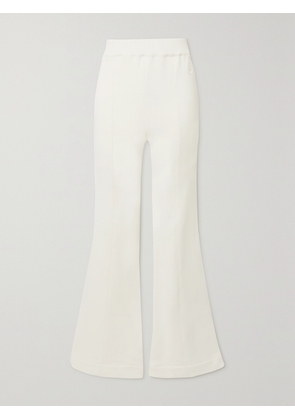 AZ FACTORY - Free To Organic Cotton And Seacell-blend Flared Pants - White - XXS,XS,S,M,L,XL,XXL,XXXL