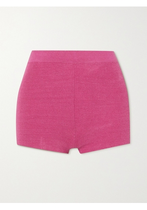 Jacquemus - Arancia Linen Shorts - Pink - FR 32,FR 34,FR 36,FR 38,FR 40,FR 42,FR 44,FR 46