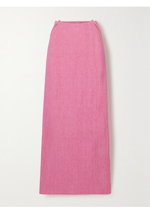 Jacquemus - Novio Linen Maxi Skirt - Pink - FR 32,FR 34,FR 36,FR 38,FR 40,FR 42,FR 44,FR 46