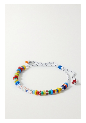 ÉLIOU - Enfant Cord Beaded Necklace - Blue - One size