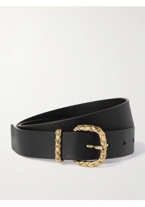 Bottega Veneta - Leather Belt - Black - 75,80,85,90,95