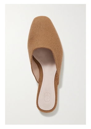 PORTE & PAIRE - Felt Slippers - Brown - IT35,IT35.5,IT36,IT36.5,IT37,IT37.5,IT38,IT38.5,IT39,IT39.5,IT40,IT40.5,IT41,IT41.5,IT42