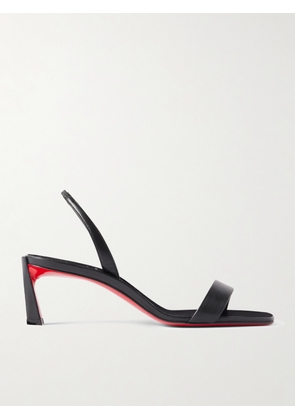 Christian Louboutin - O Condora 55 Leather Slingback Sandals - Black - IT36,IT36.5,IT37,IT37.5,IT38,IT38.5,IT39,IT39.5,IT40,IT40.5,IT41,IT41.5,IT42