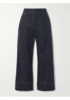 Brunello Cucinelli - Cropped Mid-rise Wide-leg Jeans - Blue - IT36,IT38,IT40,IT42,IT44,IT46,IT48,IT50