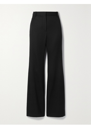 Nili Lotan - Arielle Wool-twill Flared Pants - Black - US0,US2,US4,US6,US8,US10,US12