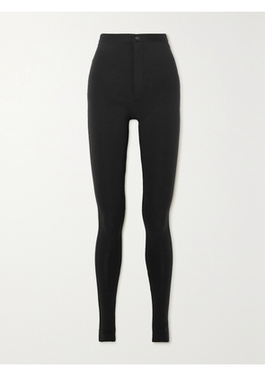 WARDROBE.NYC - + Hailey Bieber Stretch-jersey Leggings - Black - xx small,x small,small,medium,large,x large,xx large