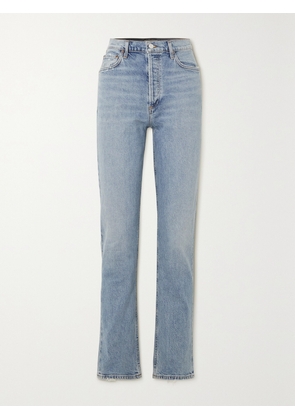 AGOLDE - Freya High-rise Slim-leg Stretch Organic Jeans - Blue - 23,24,25,26,27,28,29,30,31,32