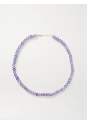 JIA JIA - Gold Amethyst Necklace - Purple - One size