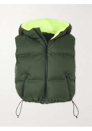 Aztech Mountain - Snowbird Hooded Quilted Shell Down Gilet - Green - IT38,IT40,IT42,IT44,IT46,IT48
