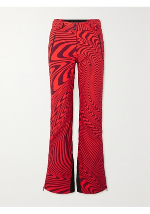 Aztech Mountain - + Ed Curtis Printed Padded Stretch Ski Pants - Red - IT38,IT40,IT42,IT44,IT46