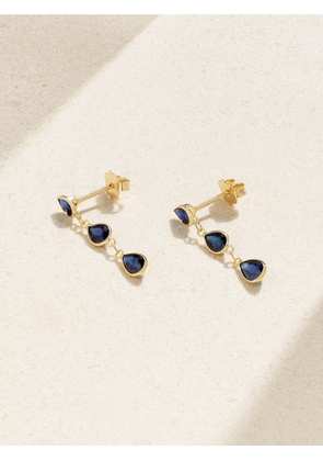 JIA JIA - Chakra Gold Sapphire Earrings - Blue - One size