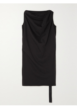 Rick Owens - Draped Organic Cotton-jersey Tunic - Black - x small,small,medium,large,x large,xx large