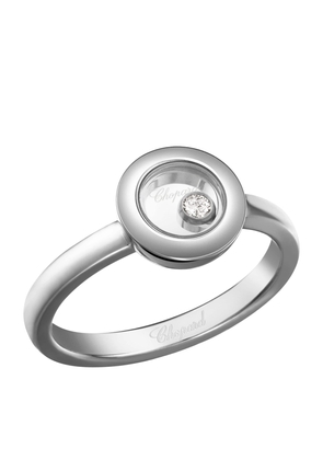 Chopard White Gold and Diamond Happy Diamonds Icons Ring
