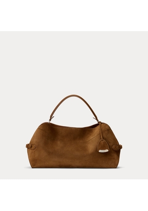 The  Ralph Lauren Calf-Suede Shoulder Bag